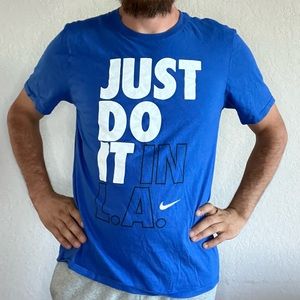 Los Angeles dodgers just do it Nike tee